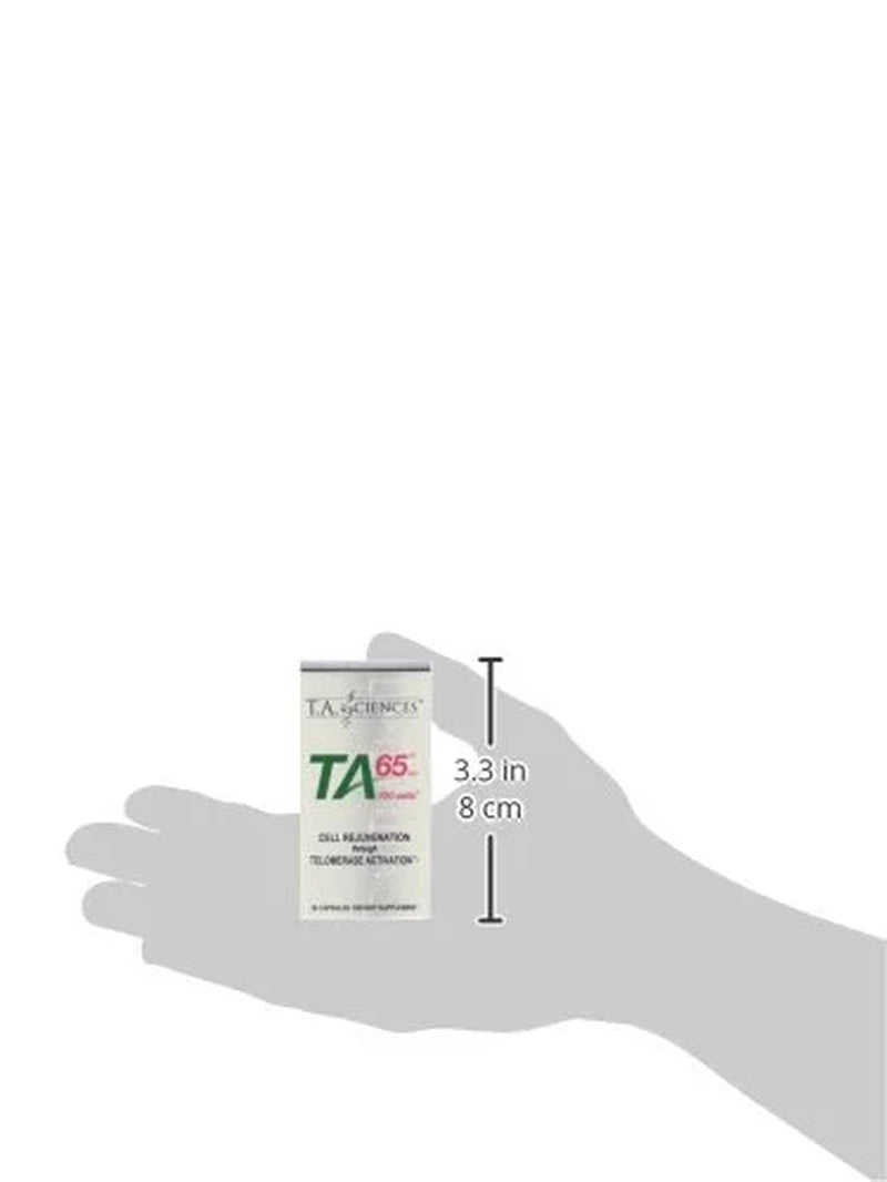 T.A. Sciences TA-65 Telomerase Activation Anti-Aging & Immunity Boost with Cell Rejuvenation 30 Capsules