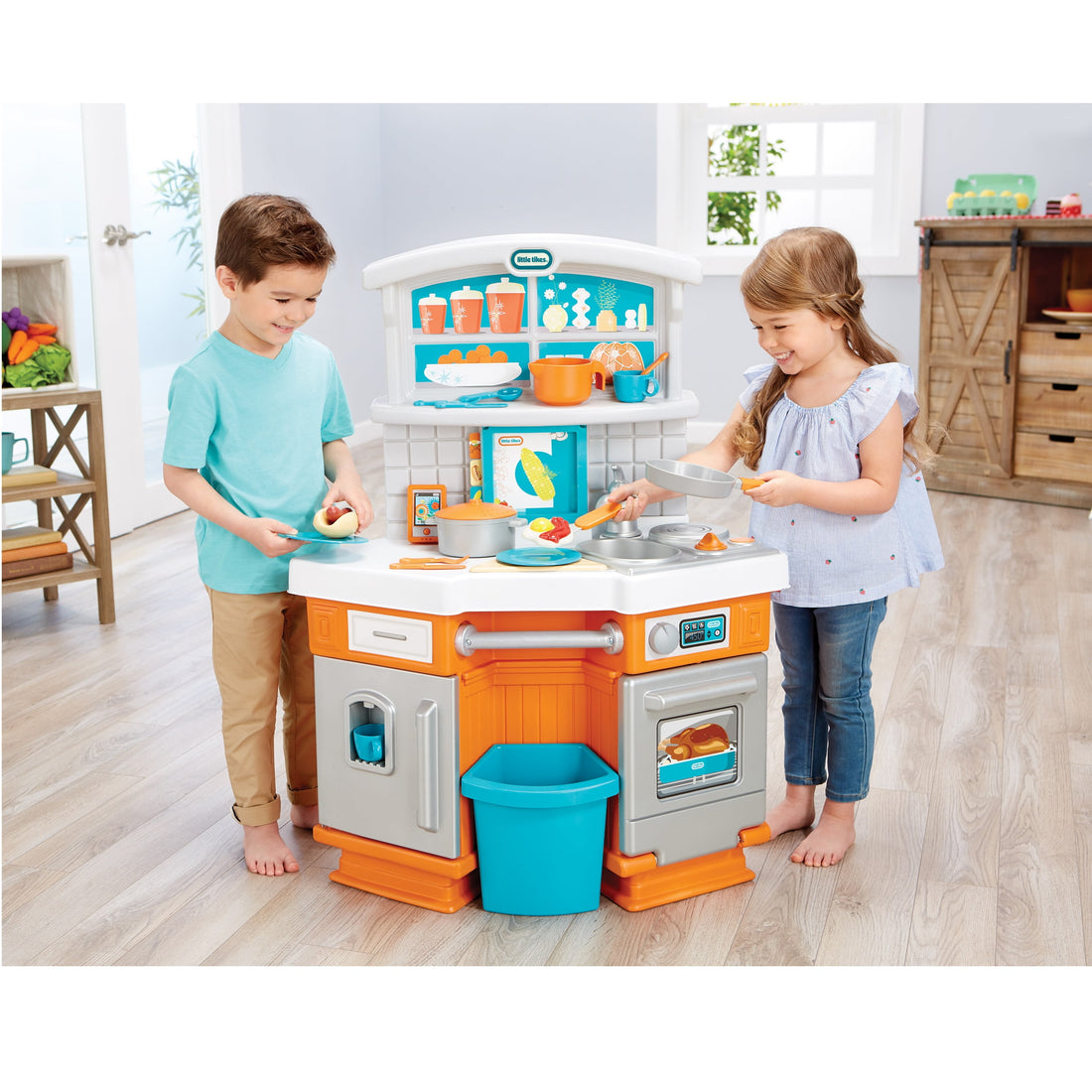 Home Grown Kitchen Set - Role Play Realistic Kid Playset