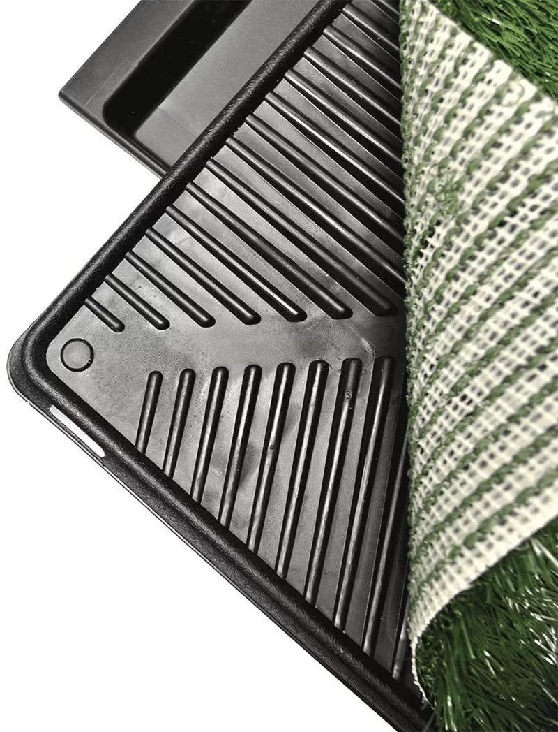 Downtown Pet Supply Grass Pad for Dogs, System W/ Drawer, 20 X 30" Dog Pads