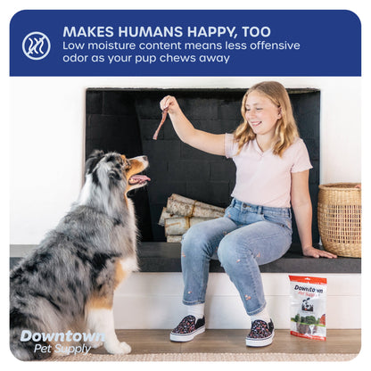 Downtown Pet Supply Bully Sticks for Dogs Free Range Dog Chews 30 Pack