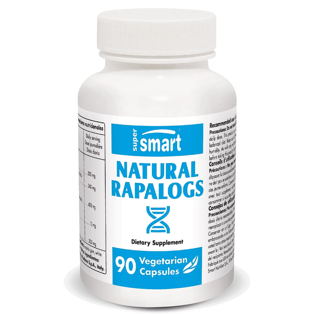 Supersmart - Natural Rapalogs - with Egcg, Trans-Reservatrol, Fisetin - anti Aging Supplement - Longevity &amp; Cells Health | Non-Gmo - 90 Vegetarian Capsules