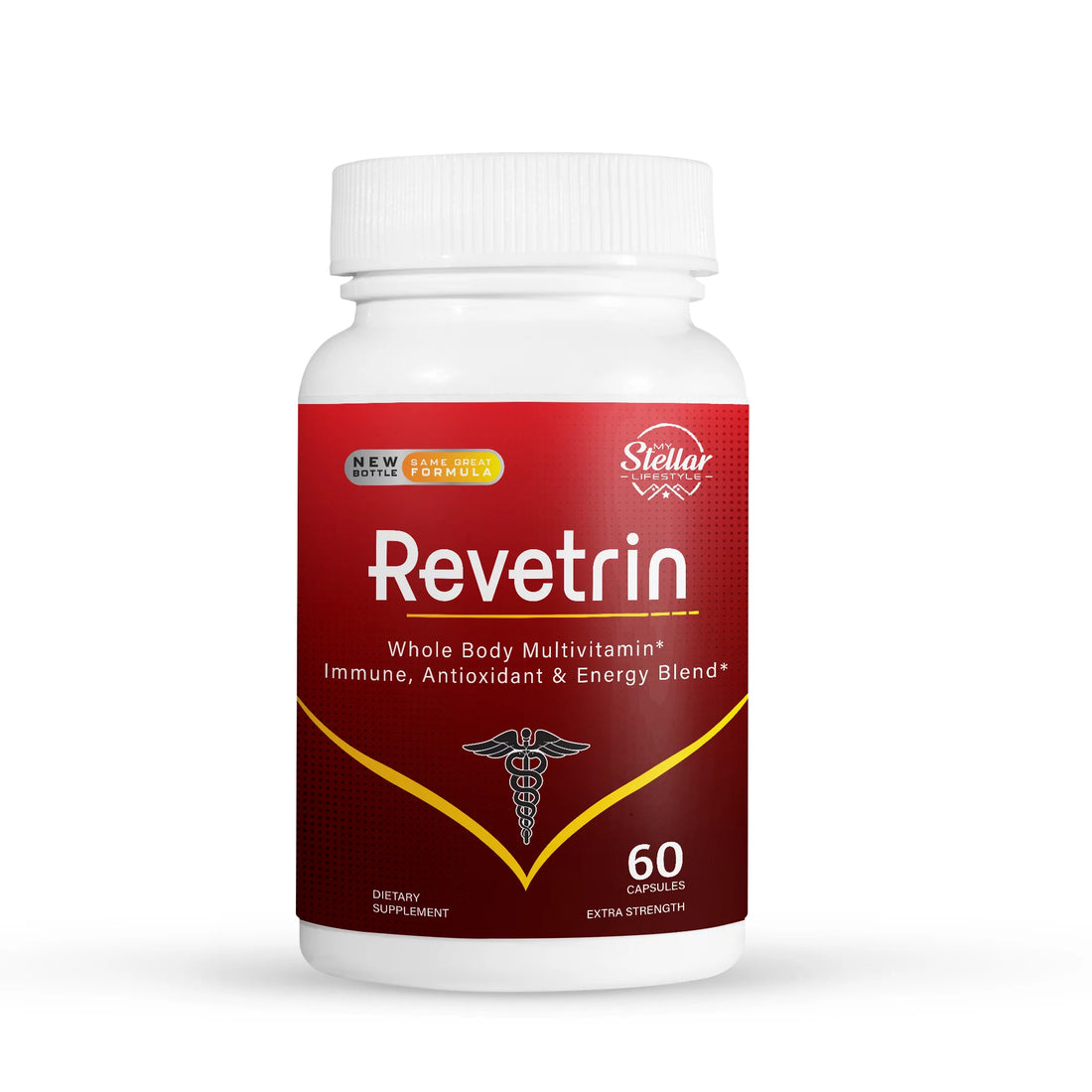 Revetrin Total Body Renewal Anti-Aging Antioxidant Supplement-60 Capsules