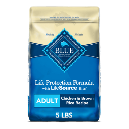 Blue Buffalo Life Protection Formula Natural Adult Dry Dog Food, Chicken and Brown Rice 24-Lb