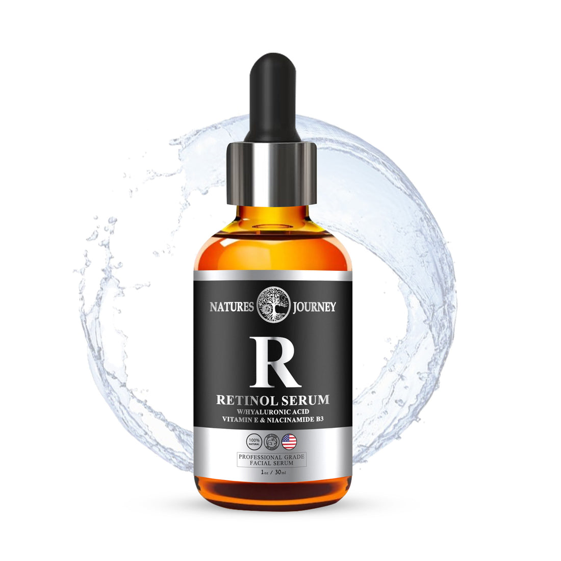 Retinol Facial Serum Hyaluronic Acid & Niacinamide 1 oz
