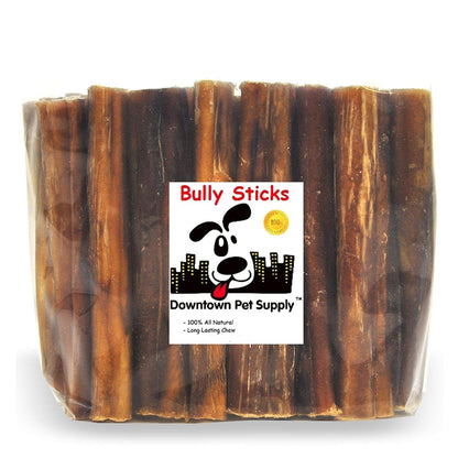 Downtown Pet Supply Bully Sticks for Dogs Free Range Dog Chews 2 Lbs Rawhide Free