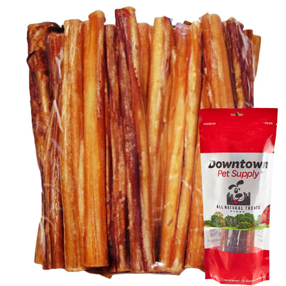 Downtown Pet Supply Bully Sticks for Dogs Free Range Dog Chews 30 Pack