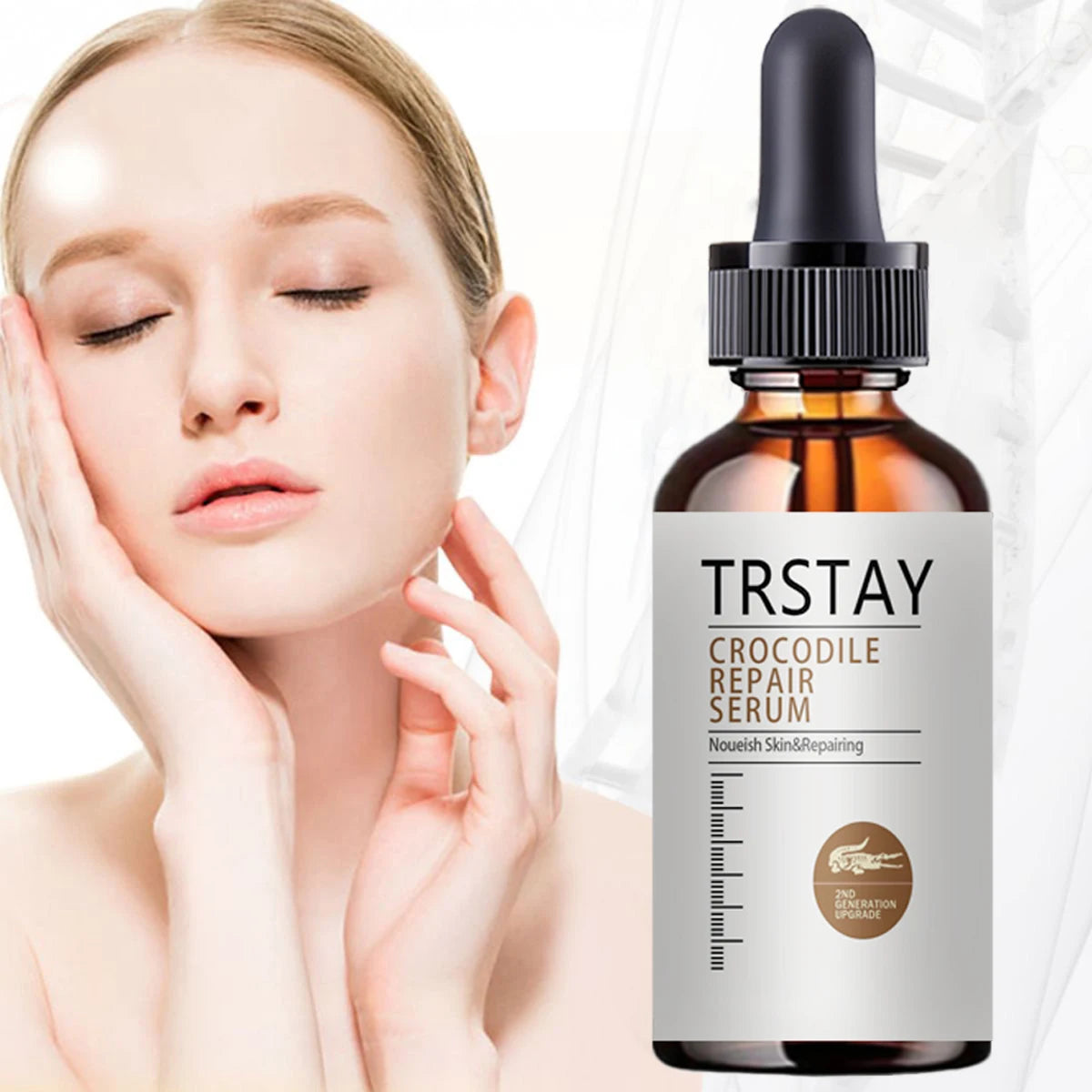 Hyaluronic Acid Plant Essence Moisturizing Vitamin C Stock Solution Face Serum Anti Wrinkle Hydrating Brightening Facial Essence
