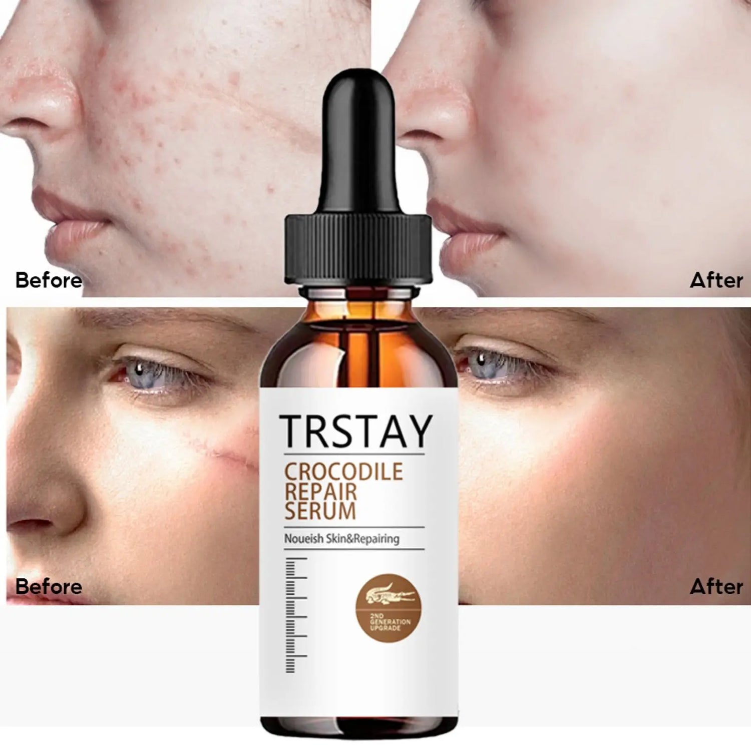 Hyaluronic Acid Plant Essence Moisturizing Vitamin C Stock Solution Face Serum Anti Wrinkle Hydrating Brightening Facial Essence