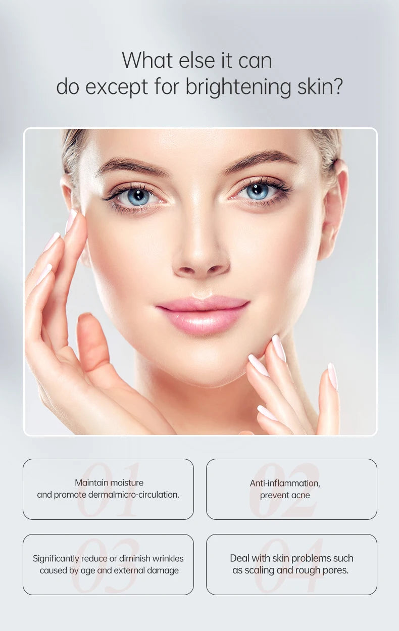 Vitamin C Serum Hyaluronic Acid For Face Collagen Glowing Serum Fade Melanin Whitening Moisturizing Facial Skin Care JoyPretty