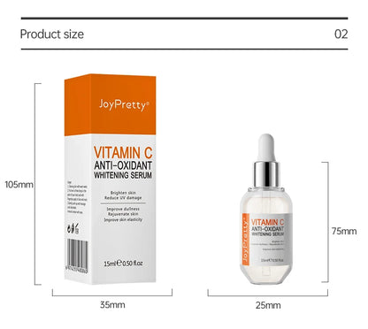 Vitamin C Serum Hyaluronic Acid For Face Collagen Glowing Serum Fade Melanin Whitening Moisturizing Facial Skin Care JoyPretty