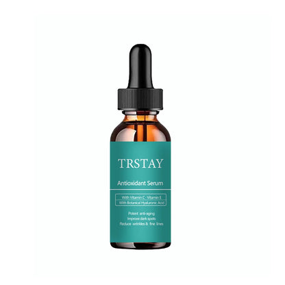 TRSTAY Antioxidant serum Using Vitamin C · Vitamin E Using plant hyaluronic acid Strong anti-aging and improving black skin Spo