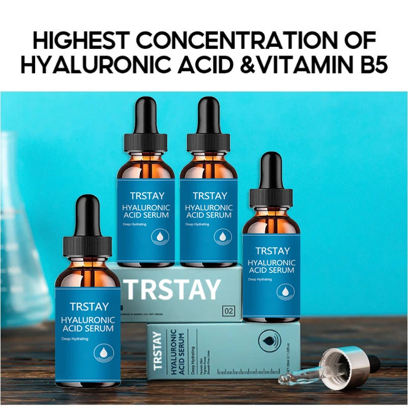 Hyaluronic Acid Face Serum Moisturizing Shrink Pores Remove Fine Lines Anti-Aging Anti-Wrinkle Deep Care whitening cream