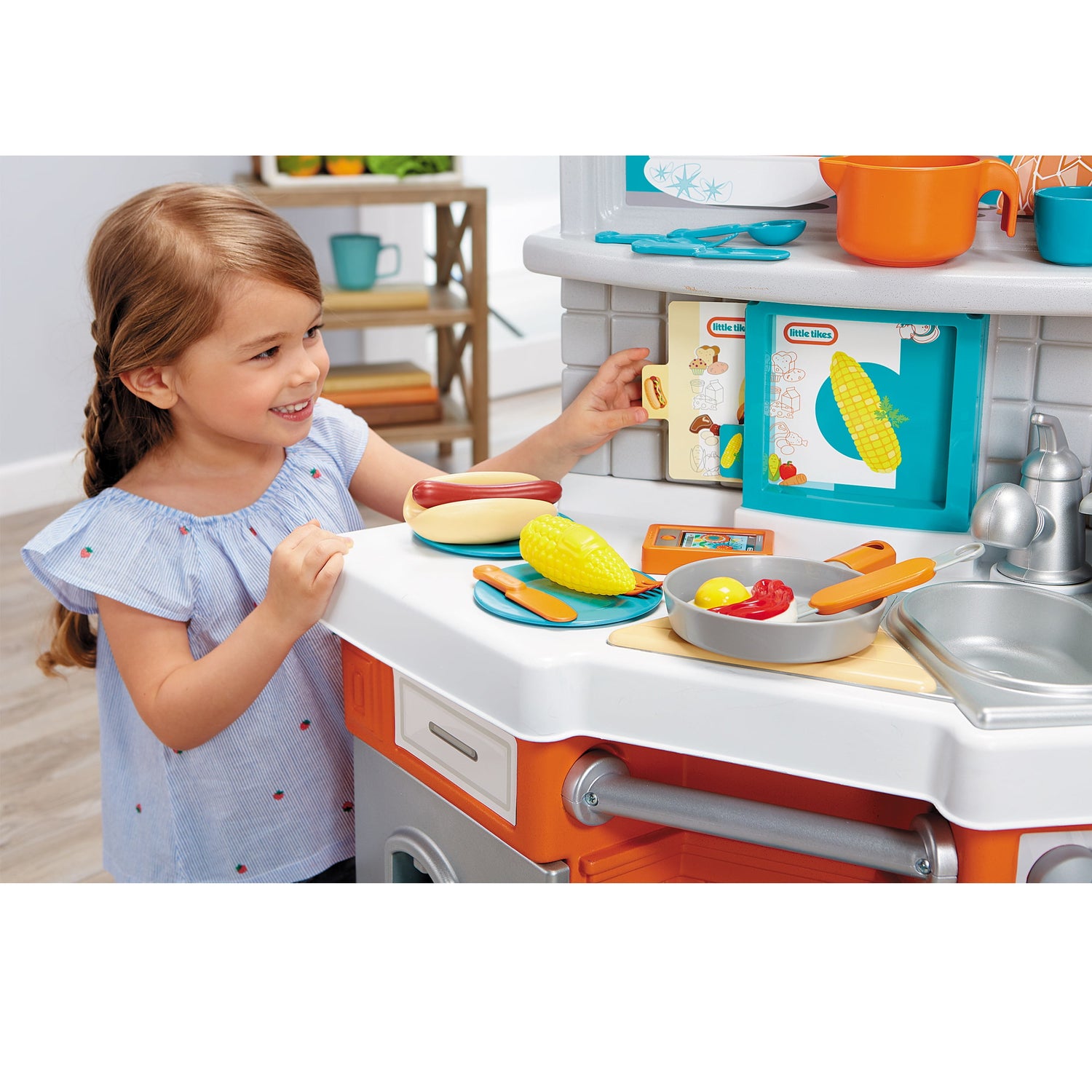 Home Grown Kitchen Set - Role Play Realistic Kid Playset